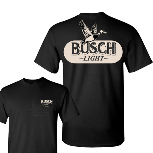 Busch Light Duck Unisex Heavy Cotton Tee, Vintage Beer Shirt, Casual Summer Top, Gift for Him, Perfect for Beer Lovers, Party Attire, Outdoor Wear, Gift for Hunters, Hunting Shirts, Duck Hunting, Waterfowl, Menswear, Tees, Tops